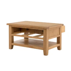 Hocombe Coffee Table - Oak -Home Furnishing Series Store 12914672 3864933241911950