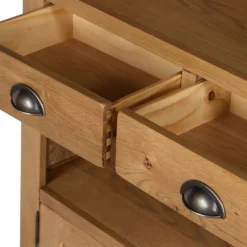 Hocombe Display Bookcase - Oak -Home Furnishing Series Store 12914676 1644933241392503