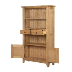 Hocombe Display Bookcase - Oak -Home Furnishing Series Store 12914676 1834933241313576
