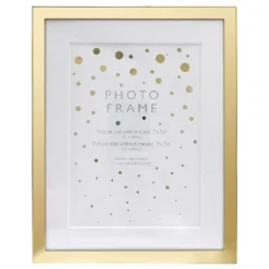 Elegant Metal Photo Frame 7x5 - Gold