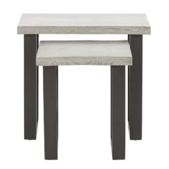 Dalston Grey Ash Nest Of Tables -Home Furnishing Series Store 12915451 9414885834753380