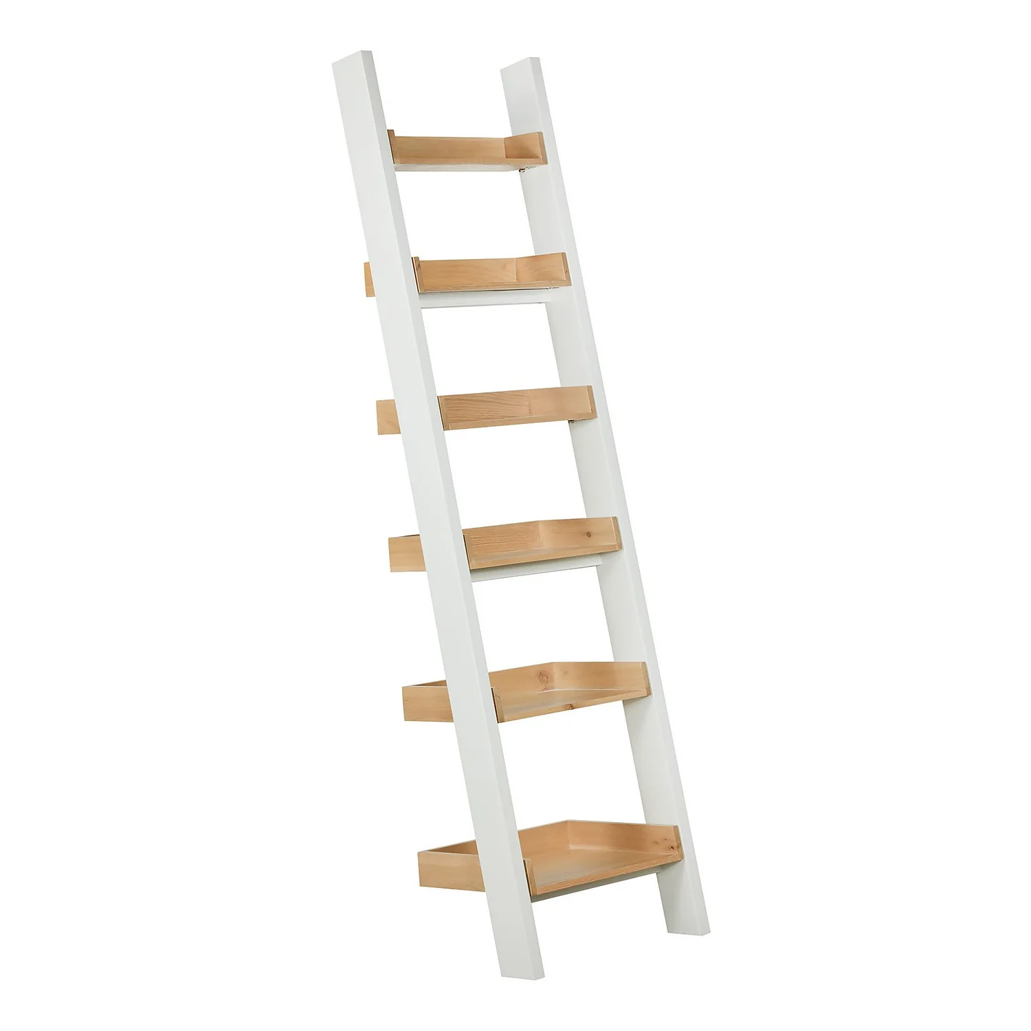 Ashstead Ladder Shelf - Oak & Ivory 3 Ashstead Ladder Shelf - Oak & Ivory