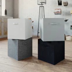 Living Elements Compact Cube Premium Woven Insert - Silver -Home Furnishing Series Store 12932936 8644887875625171