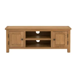 Norbury Wide TV Stand - Oak -Home Furnishing Series Store 12940838 2054873341814554