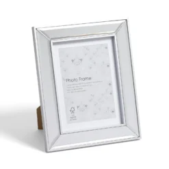 Bevelled Photo Frame 7x5 Silver. -Home Furnishing Series Store 13027992 8654930896263583