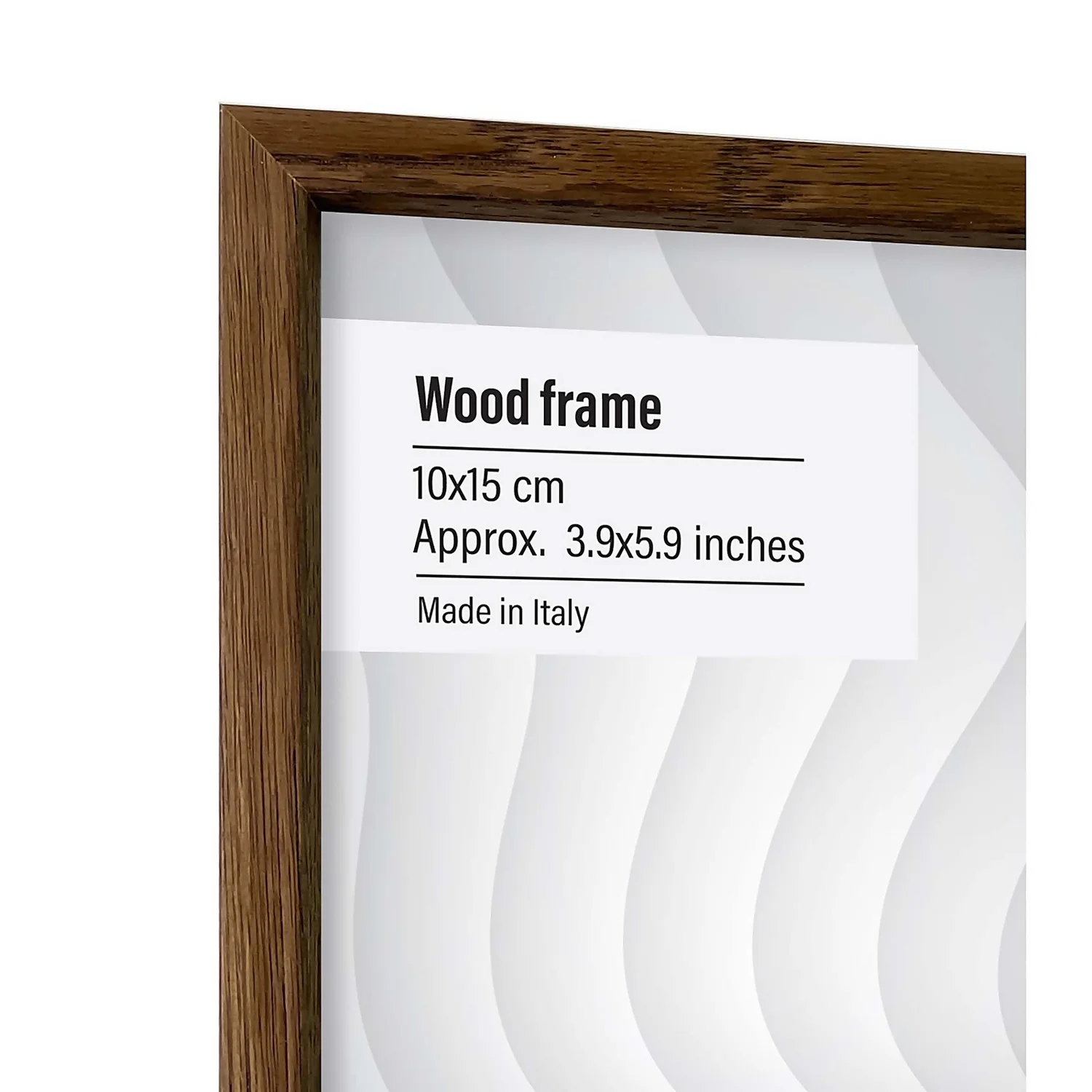 Wood Photo Frame - Set Of 2 10x15cm - Walnut 4 Wood Photo Frame - Set Of 2 10x15cm - Walnut - Image 2