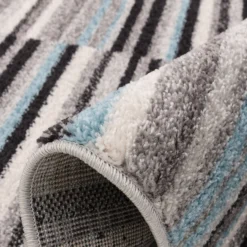 Barcode Stripe Rug - 120x170cm -Home Furnishing Series Store 13112212 6844874877681327