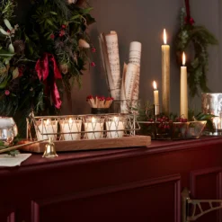 Country Living Wood Candle Holder With Handle -Home Furnishing Series Store 13155164 1834900080795672