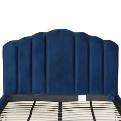 Sophia Scallop Double Bed - Navy 14 Sophia Scallop Double Bed - Navy -Home Furnishing Series Store 13163858 1534918700871111