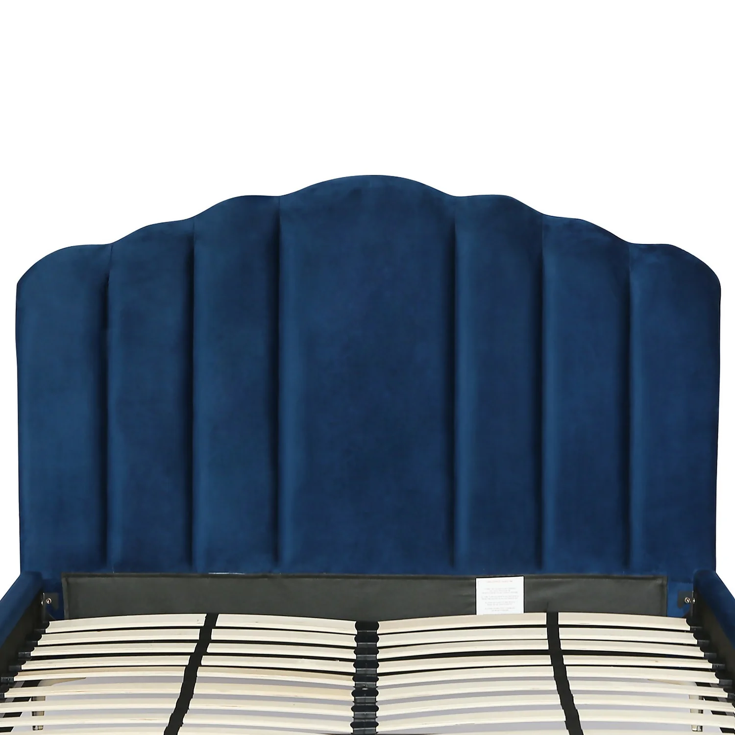 Sophia Scallop Double Bed - Navy 8 Sophia Scallop Double Bed - Navy - Image 6