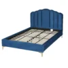 Sophia Scallop Double Bed - Navy -Home Furnishing Series Store 13163858 1864918700668899