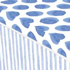 Curver Stockholm Coastal Deco Storage Box - Blue & White - 22L -Home Furnishing Series Store 13169627 2314898511718017