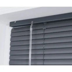 Aluminium Venetian Blind - Charcoal - 160x160cm -Home Furnishing Series Store 13206080 1374884201206805