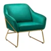 Evelyn Metal Frame Chair - Emerald 1 Evelyn Metal Frame Chair - Emerald -Home Furnishing Series Store 13222772 1284932955487316