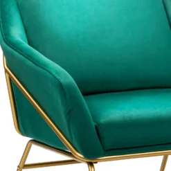 Evelyn Metal Frame Chair - Emerald -Home Furnishing Series Store 13222772 1824932955689474