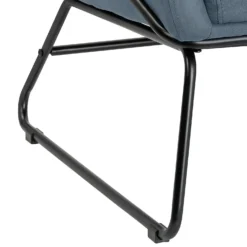 Evelyn Metal Frame Chair - Denim Blue -Home Furnishing Series Store 13222781 1964940701810983