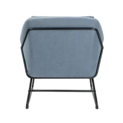 Evelyn Metal Frame Chair - Denim Blue -Home Furnishing Series Store 13222781 2094940701639545