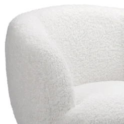Tori Boucle Tub Chair - White -Home Furnishing Series Store 13224150 2234919264570028