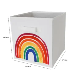 Living Elements Compact Cube Fabric Insert - Charity Rainbow -Home Furnishing Series Store 13432921 8994943614441773