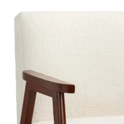 Alex Mid Century Boucle Armchair - Cream -Home Furnishing Series Store 13514415 1114964543331504