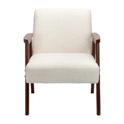 Alex Mid Century Boucle Armchair - Cream -Home Furnishing Series Store 13514415 1164964543267289
