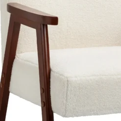 Alex Mid Century Boucle Armchair - Cream -Home Furnishing Series Store 13514415 1444964543364789