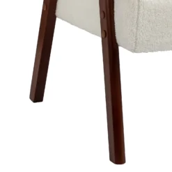 Alex Mid Century Boucle Armchair - Cream -Home Furnishing Series Store 13514415 1934964543400693