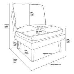 Pippa Pillow Accent Chair - Blue 15 Pippa Pillow Accent Chair - Blue -Home Furnishing Series Store 13514417 5275014368835176