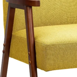 Alex Mid Century Armchair - Ochre -Home Furnishing Series Store 13514419 7044963831726281
