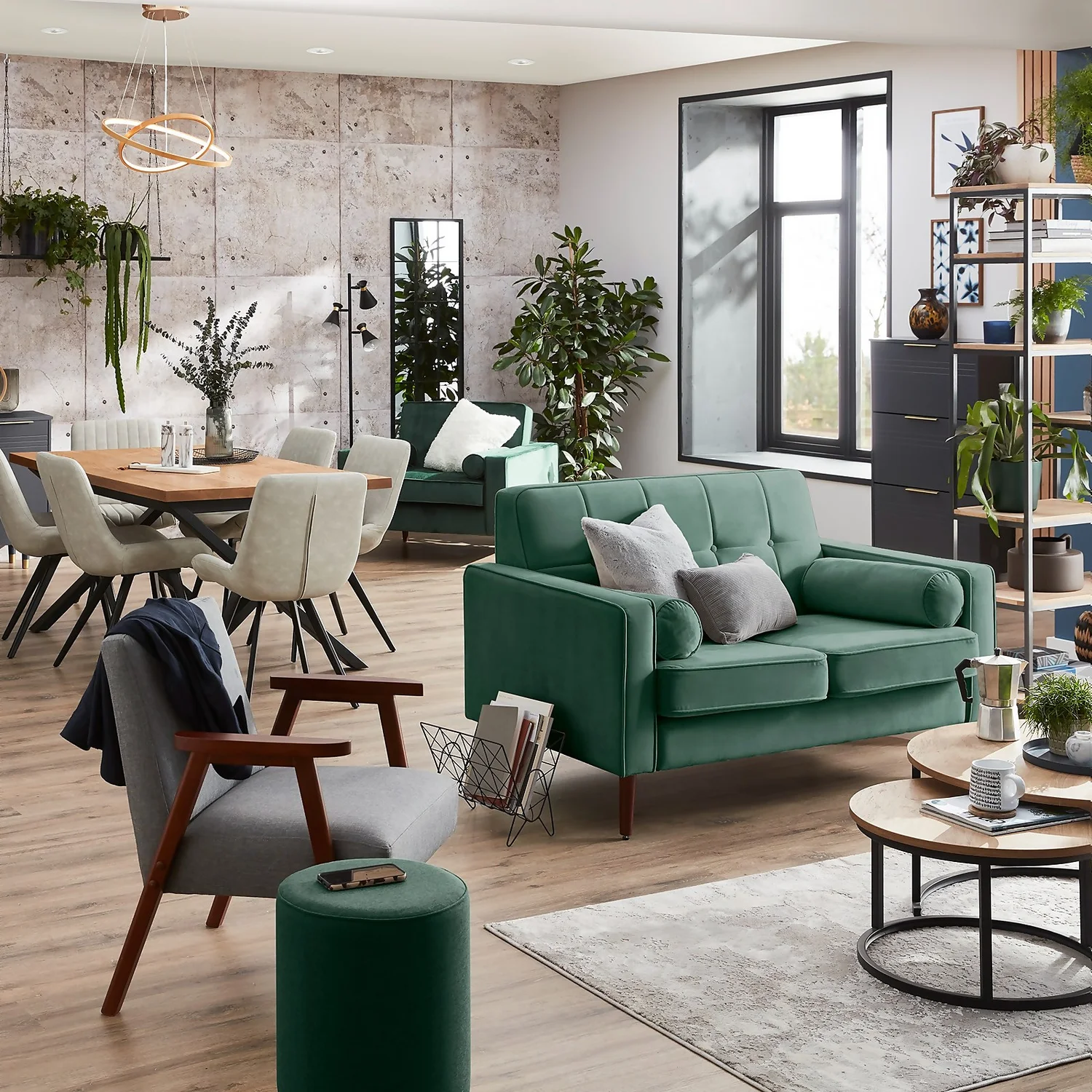 Alex Mid Century Armchair - Grey 4 Alex Mid Century Armchair - Grey - Image 2