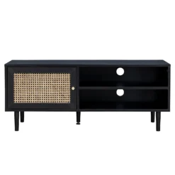 Kubu Rattan TV Stand - Black -Home Furnishing Series Store 13633729 2034974679756779