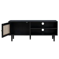 Kubu Rattan TV Stand - Black -Home Furnishing Series Store 13633729 2074974679694163