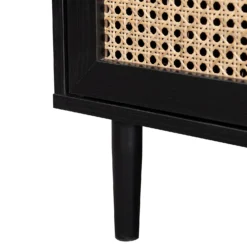 Kubu Rattan TV Stand - Black -Home Furnishing Series Store 13633729 6964974679926012