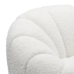 Brody Boucle Tub Armchair - Cream -Home Furnishing Series Store 13644169 1234997056904808