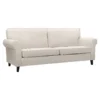 Linea Woven Fabric 3 Seater Sofa In A Box - Natural