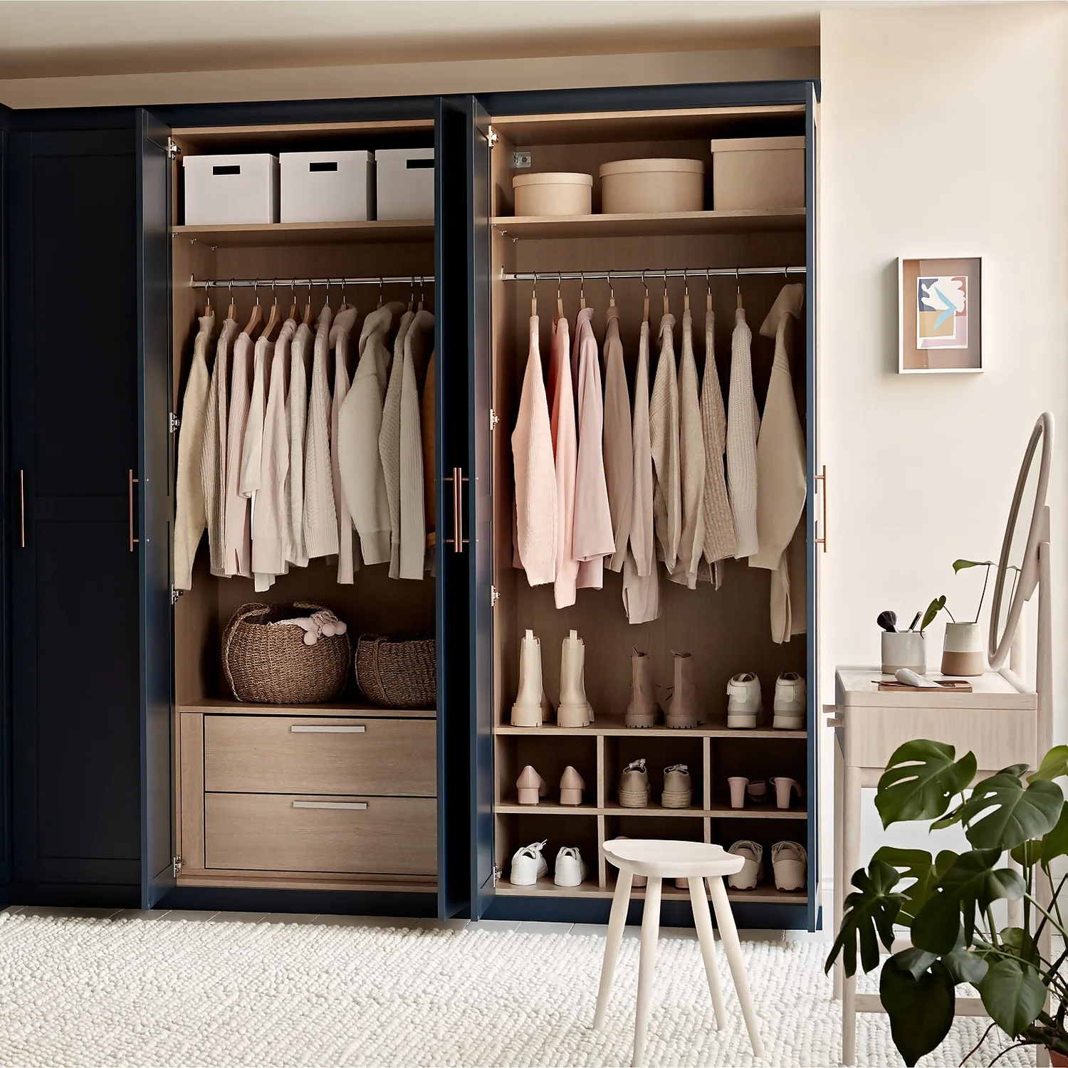 House Beautiful Internal Storage For Double Wardrobe, Pigeon Hole - Oak Effect 6 House Beautiful Internal Storage For Double Wardrobe, Pigeon Hole - Oak Effect - Image 4