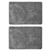 Relay Set Of 2 Mats - Dark Grey - 50x 80cm -Home Furnishing Series Store 13908380 5905052680095269