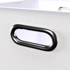 Clever Cube Fabric Insert - Set Of 2 - Linen White -Home Furnishing Series Store 13911396 2874981912917027