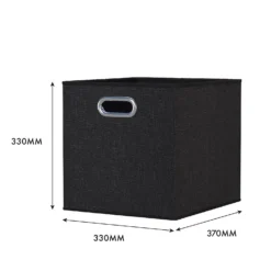 Clever Cube Fabric Insert - Set Of 2 - Woven Pepper 11 Clever Cube Fabric Insert - Set Of 2 - Woven Pepper -Home Furnishing Series Store 13911401 1444981913042289