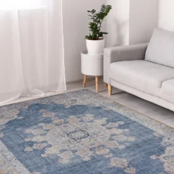 Opal Medallion Rug Navy 135x195cm 13 Opal Medallion Rug Navy 135x195cm -Home Furnishing Series Store 14015920 2015006094727641