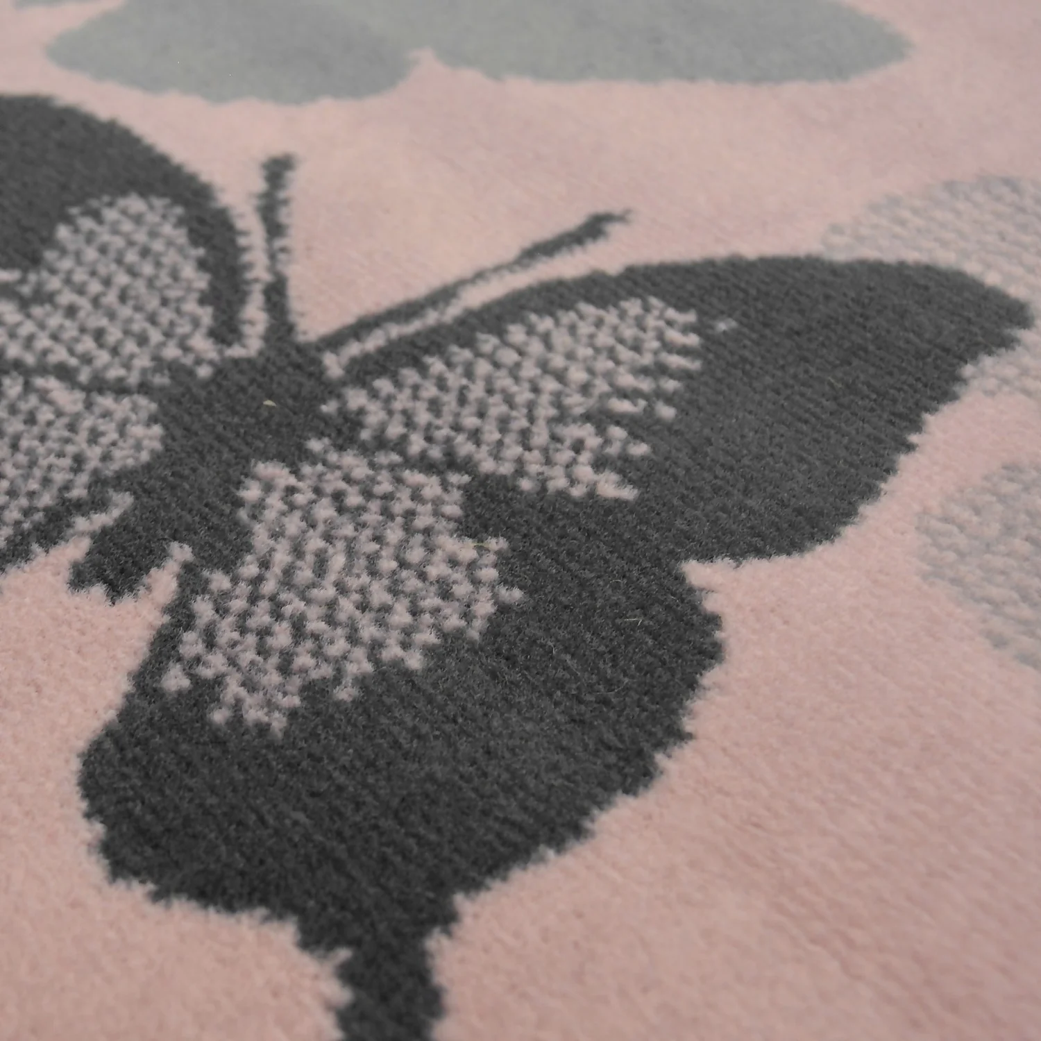 Butterfly Rug - Grey & Blush -160x230cm 7 Butterfly Rug - Grey & Blush -160x230cm - Image 5