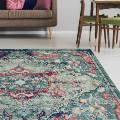 Villa Distressed Rug - Multicoloured - 160x230cm -Home Furnishing Series Store 14015980 7315006091454086