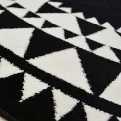 Daytona Atec Rug - Black - 133cm 8 Daytona Atec Rug - Black - 133cm -Home Furnishing Series Store 14016022 6935006085664071