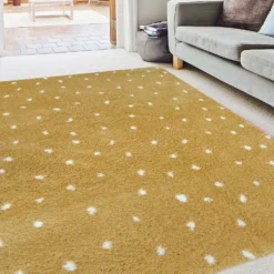 Snug Spotty Rug - Ochre - 160x230cm 11 Snug Spotty Rug - Ochre - 160x230cm -Home Furnishing Series Store 14016026 1715006090335515
