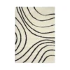 Snug Isobar Rug - Ivory & Black - 120x170cm -Home Furnishing Series Store 14016040 1885006087782119