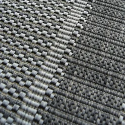 Denver Border Indoor/Outdoor Rug - Grey - 120x170cm -Home Furnishing Series Store 14016077 1255006094050751