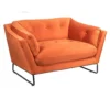 The Snuggler Button Chair - Burnt Orange -Home Furnishing Series Store 14202653 1165045747564445