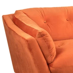 The Snuggler Button Chair - Burnt Orange -Home Furnishing Series Store 14202653 2045045747718858